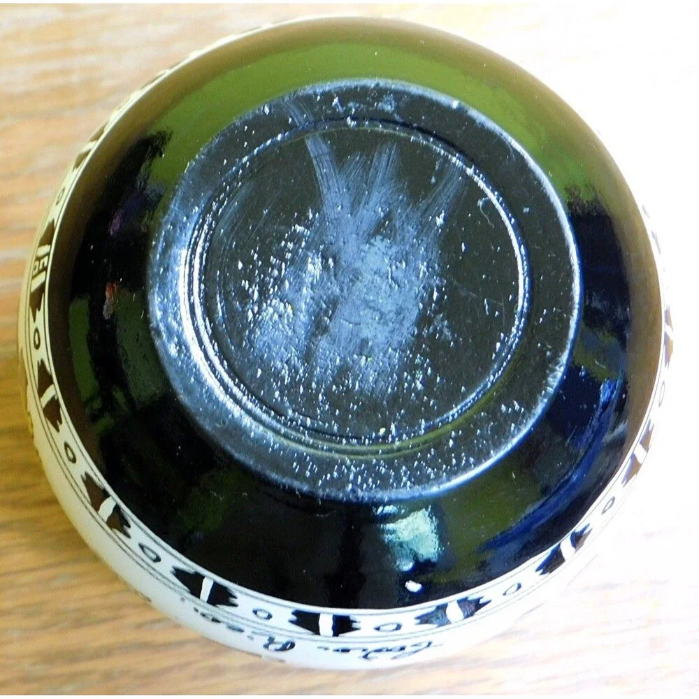 Vintage Costa Rican Pottery Stubby Vase